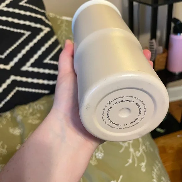 OWALA 24 ounce Beige Tumbler with original straw. - Picture 4 of 6